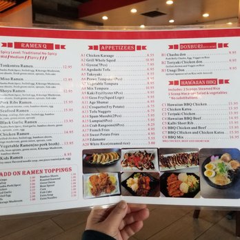 Ramen Q - Menu - Ramen Near Me - Elk Grove, California