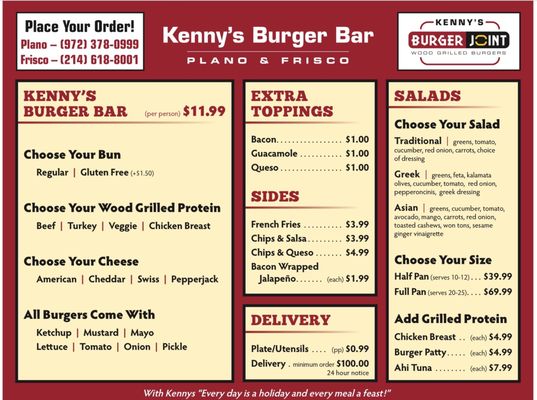 Menu photo 8 Kenny's Burger Joint - Plano Plano, TX
