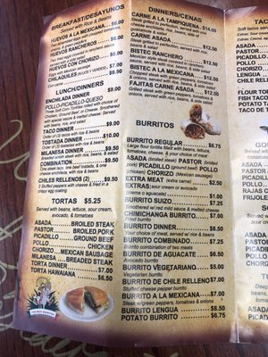 Menu photo 3 Tequila Restaurant Burbank, IL
