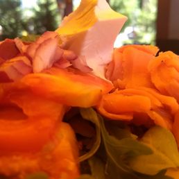 Salmon salad, specially tailored upon wishes. Salmon salad, specially tailored upon wishes.