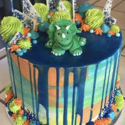 Dinosaur Birthday Cake