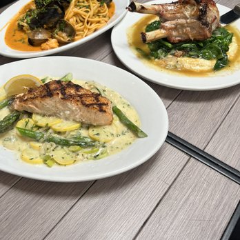 Toy Soldier - Seafood Pasta, Bone-In Duroc Pork Chop, and Grilled Salmon - New American Near Me - San Francisco, California Toy Soldier - Seafood Pasta, Bone-In Duroc Pork Chop, and Grilled Salmon - New American Near Me - San Francisco, California