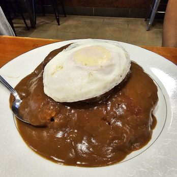 The Hall by Beer Lab HI - Loco Moco: Kauai beef and waialua eggs - Breweries Near Me - Aiea, Hawaii