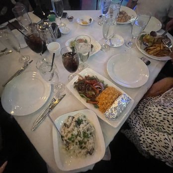 Genesis Steakhouse & Wine Bar - mushroom risotto  Fajitas 12 oz  The Steve - Steakhouses Near Me - Houston, Texas