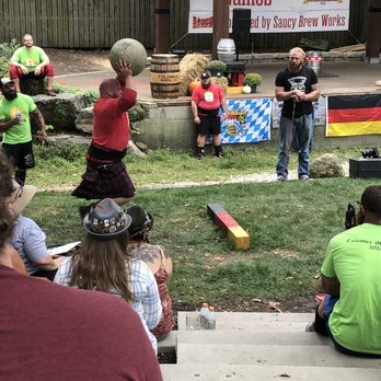 Columbus Oktoberfest - The Games - this is the winner - threw a 135# stone 10'11". - Festivals Near Me - Columbus, Ohio Columbus Oktoberfest - The Games - this is the winner - threw a 135# stone 10'11". - Festivals Near Me - Columbus, Ohio