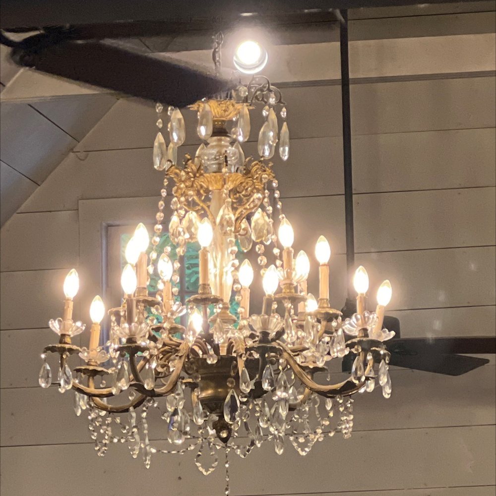The Library Kitchen & Bar - Classy chandelier - Desserts Near Me - Sapphire, North Carolina
