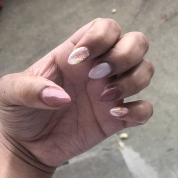 Happy Nail Spa - Day 1.. I genuinely loved these nails the shape and colors were exactly what I wanted! - Nail Salons Near Me - Williamstown, New Jersey Happy Nail Spa - Day 1.. I genuinely loved these nails the shape and colors were exactly what I wanted! - Nail Salons Near Me - Williamstown, New Jersey