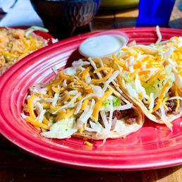 Steak Taco Platter - served late, cold, and under-cooked