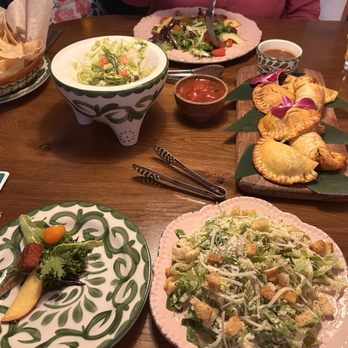 The Hideaway - Empanadas Baja, BLTA salad, small Caesar salad, guacamole. - Steakhouses Near Me - Beverly Hills, California