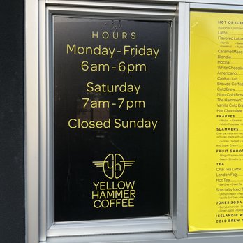 Yellowhammer Coffee - Hours - Coffee & Tea Near Me - Mobile, Alabama Yellowhammer Coffee - Hours - Coffee & Tea Near Me - Mobile, Alabama