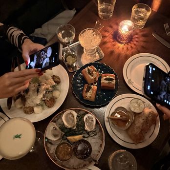 The Corner Store - Lobster caviar roll, oysters, pizza rolls, caesar salad - Seafood Near Me - New York, New York