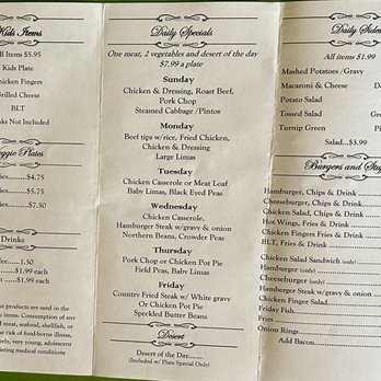 Two Sisters Homestyle Cafe - Menu - Burgers Near Me - Ashville, Alabama