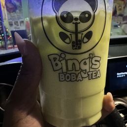 Pistachio milk tea
