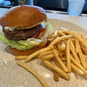 The Goldfinch - Seasonal Lamb Burger - New American Near Me - Irvine, California The Goldfinch - Seasonal Lamb Burger - New American Near Me - Irvine, California
