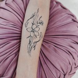 Over The Rainbow Henna - Delicate Jagua Tattoo