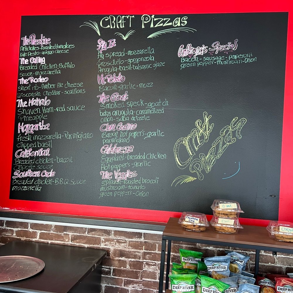 Anthony's Pizzeria & Deli - Menu board - Pizza Near Me - Wallingford, Connecticut