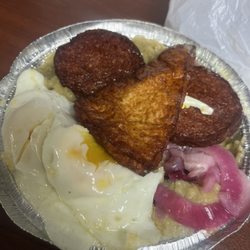 Mangu, 1 Huevo, 1 Queso y 1 Salami