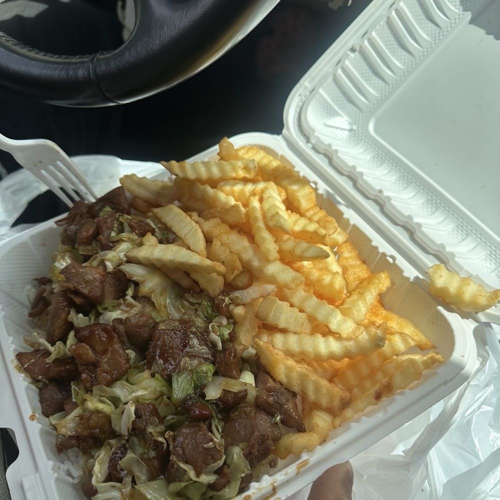 Peppi's Drive In - Chicken Teriyaki and French fries - Burgers Near Me - Fontana, California