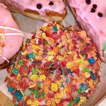 Basic Batch Donuts - Fruity Pebbles - Donuts Near Me - Milford, Massachusetts Basic Batch Donuts - Fruity Pebbles - Donuts Near Me - Milford, Massachusetts