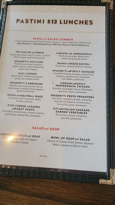 Menu photo 1 Pastini Beaverton, OR Menu photo 1 Pastini Beaverton, OR