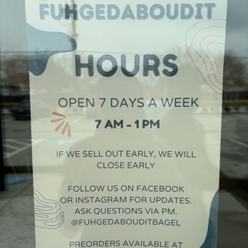 Fuhgedaboudit Bagel - Hours - Bagels Near Me - Spring, Texas