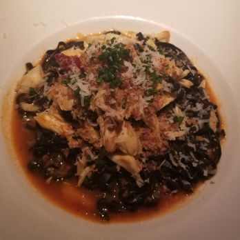 Bistro Romano - Squid ink mafalde - Italian Near Me - Philadelphia, Pennsylvania