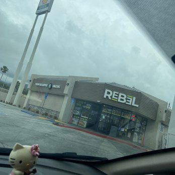 Rebel Stores - Brand new gas station been open a few months and yet their air pump is out of order . Smh - Gas Stations Near Me - San Bernardino, California Rebel Stores - Brand new gas station been open a few months and yet their air pump is out of order . Smh - Gas Stations Near Me - San Bernardino, California