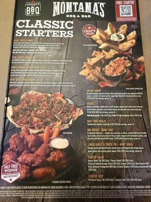 Menu photo 4 Montana's BBQ & Bar Etobicoke, ON