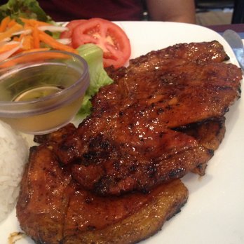 Pho Viet Express - beautiful pork chops - too much sauce - Vietnamese Near Me - Toms River, New Jersey Pho Viet Express - beautiful pork chops - too much sauce - Vietnamese Near Me - Toms River, New Jersey