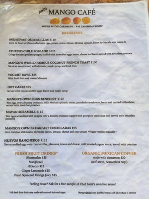 Menu photo 7 Polo's Café Mango Isla Mujeres, ROO