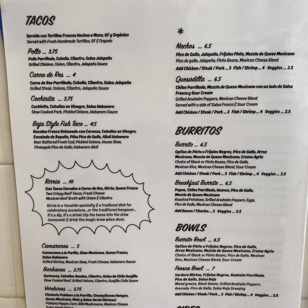 Papi Chulo's - Food menu - Tacos Near Me - Portland, Oregon Papi Chulo's - Food menu - Tacos Near Me - Portland, Oregon