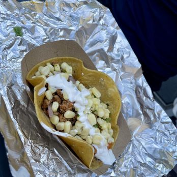 Dos Toros Taqueria - Single taco to go - recommend asking for a double tortilla - otherwise it will break apart in 2 bites so have a fork ready! - Mexican Near Me - New York, New York