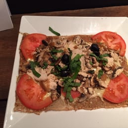 Chicken basil olive and cheese galette Chicken basil olive and cheese galette