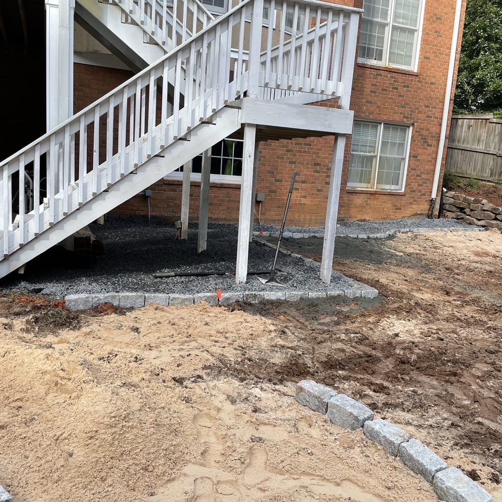 Semper Fi Lawn Care & Landscaping - He's building my walkway - Tree Services Near Me Semper Fi Lawn Care & Landscaping - He's building my walkway - Tree Services Near Me