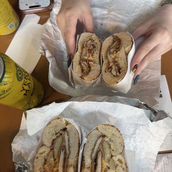 Shug's Bagels - Russian cutlet and Greenwich cutlet sandwiches - Bagels Near Me - Austin, Texas