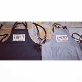 The G Connection - DTG aprons fornThe Chicken Bodega! Great food! Go check them out!!! - Screen Printing/T-Shirt Printing Near Me The G Connection - DTG aprons fornThe Chicken Bodega! Great food! Go check them out!!! - Screen Printing/T-Shirt Printing Near Me