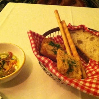Carbone - Garlic bread and vegetable giardiniera in evoo - Italian Near Me - New York, New York