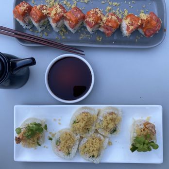 Bamboo Sushi - Sunset Roll & Shrimp Tempura - Sushi Bars Near Me - San Ramon, California