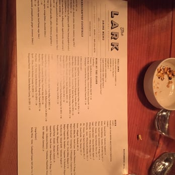 The Lark - November 2015 Drink Menu - New American Near Me - Santa Barbara, California The Lark - November 2015 Drink Menu - New American Near Me - Santa Barbara, California