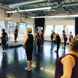 Jazzercise - Classes also include stretching.