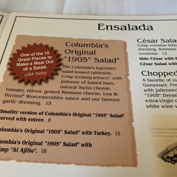 Columbia Restaurant - Spanish Near Me - Celebration, Florida