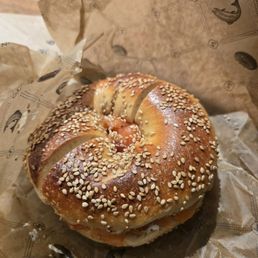 Lox with sesame Lox with sesame