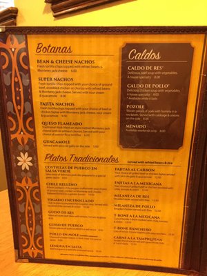 Menu photo 4 Cuquita's Restaurant Dallas, TX