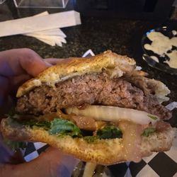 Brady Brewing - Mushroom Swiss Burger