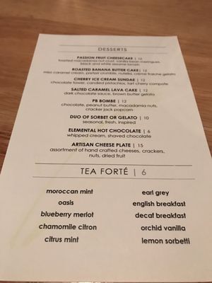 Menu photo 7 Elements Paradise Valley, AZ