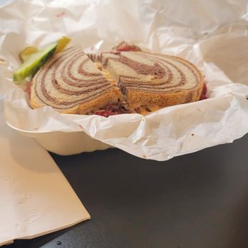 Dingfelder's Delicatessen - Pastrami on marbled rye. - Delis Near Me - Seattle, Washington