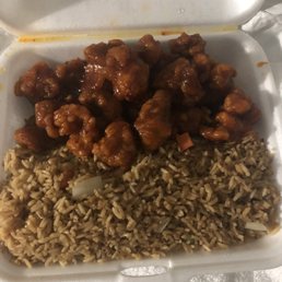 General tso and fried rice General tso and fried rice