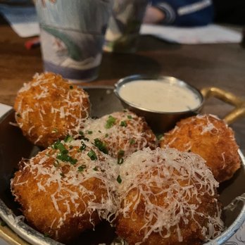 Eureka! - Mac and cheese calls. Tiny bit spicy for kiddos but we all enjoy them. - Burgers Near Me - Claremont, California