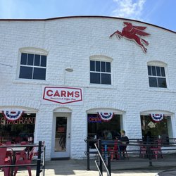 Carm's - They turned this gas station into a charming roadside restaurant!