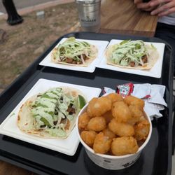 Richman Beer Garden - Tacos and tater tots